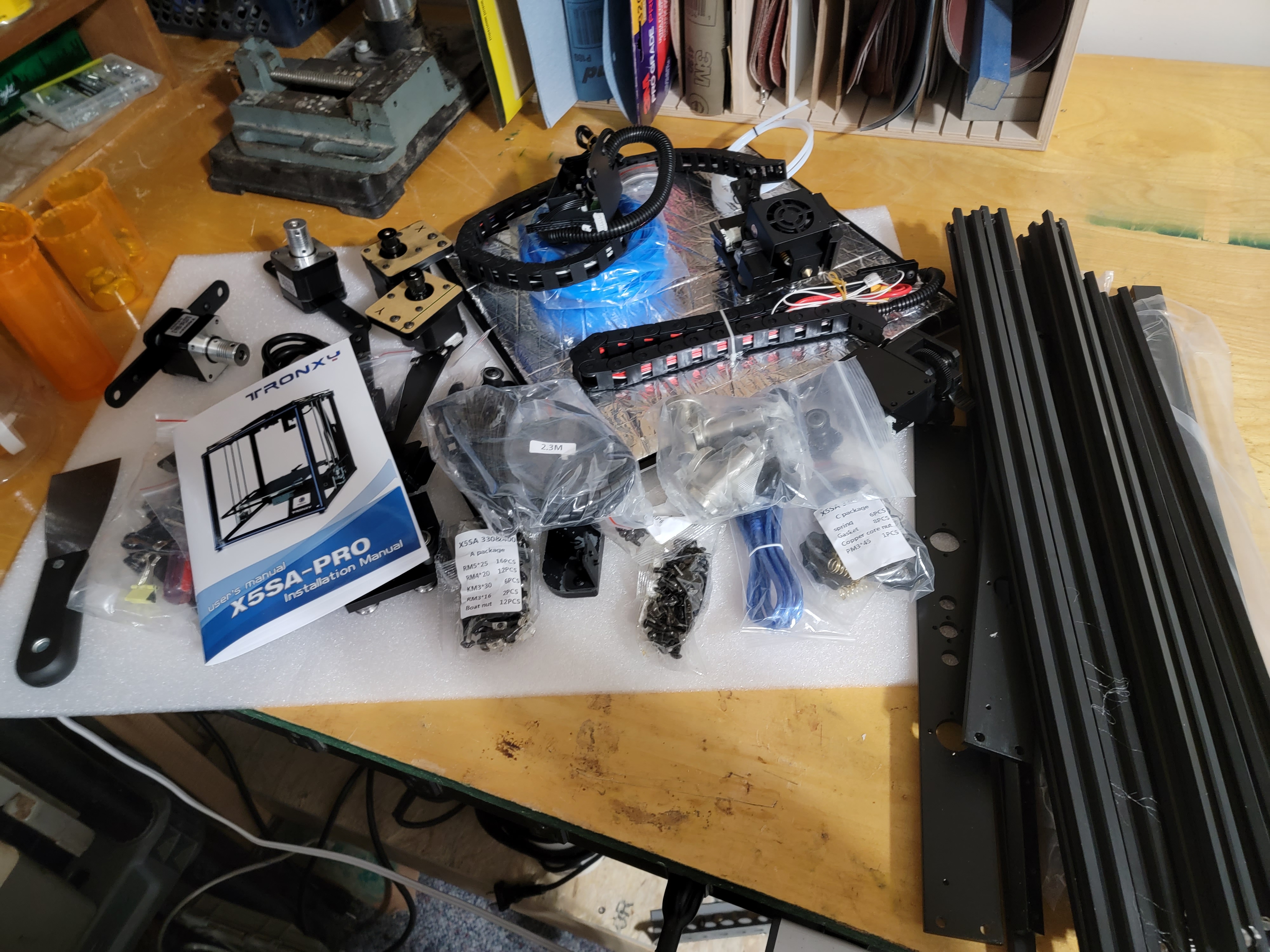 Lots of parts to assemble